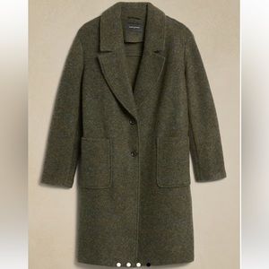 Banana Republic Factory Knit Cocoon Coat - Petite Small